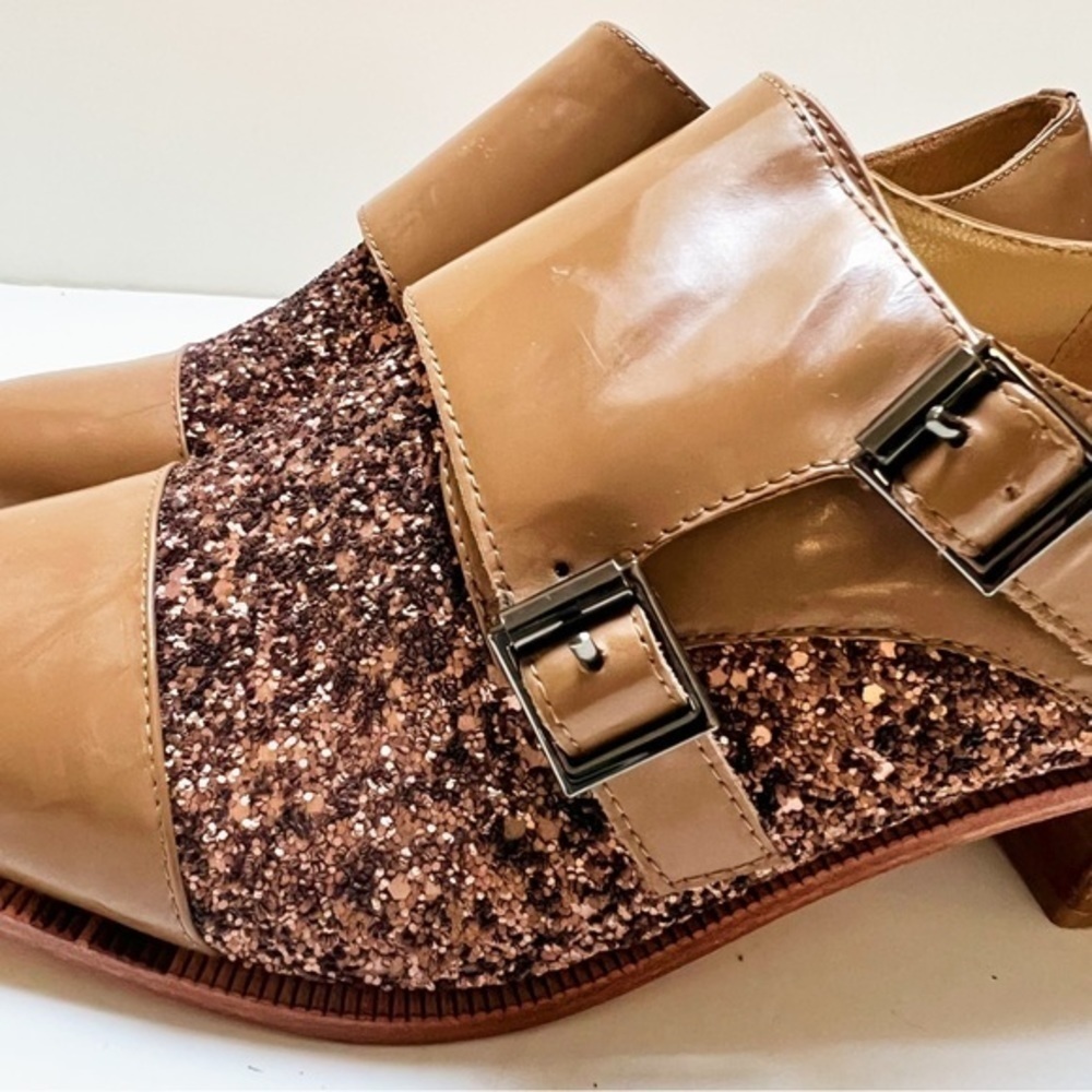 💋Anthropologie Vanessa Tao glittery shoes. Size 39 or size 8 - Picture 3 of 7